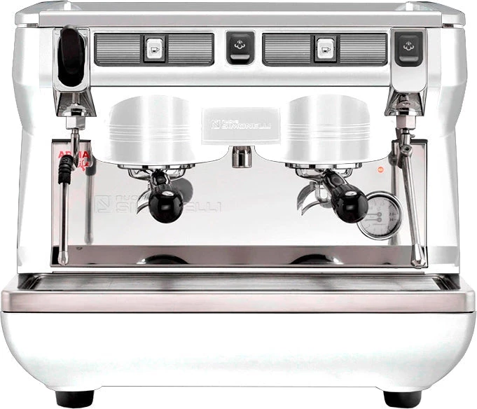 Nuova Simonelli Appia Life - 2 Group Compact - Semi Automatic - White Pearl