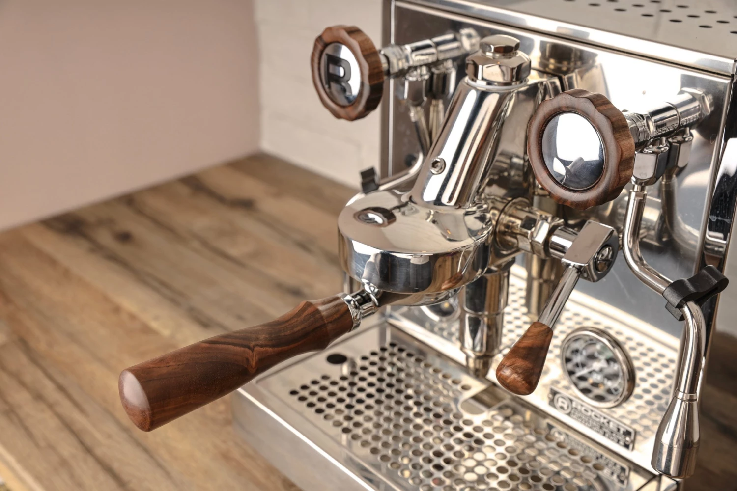 Mussa Tea Wooden Accessory Kit For Rocket Espresso Machines - Walnut