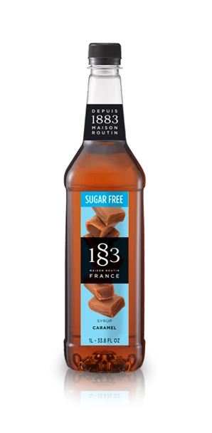 1883 Caramel Syrup - 1l - Sugar Free (PET Bottle) Tea