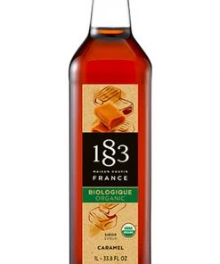 1883 Organic Caramel Syrup - 1L (Glass Bottle) Tea