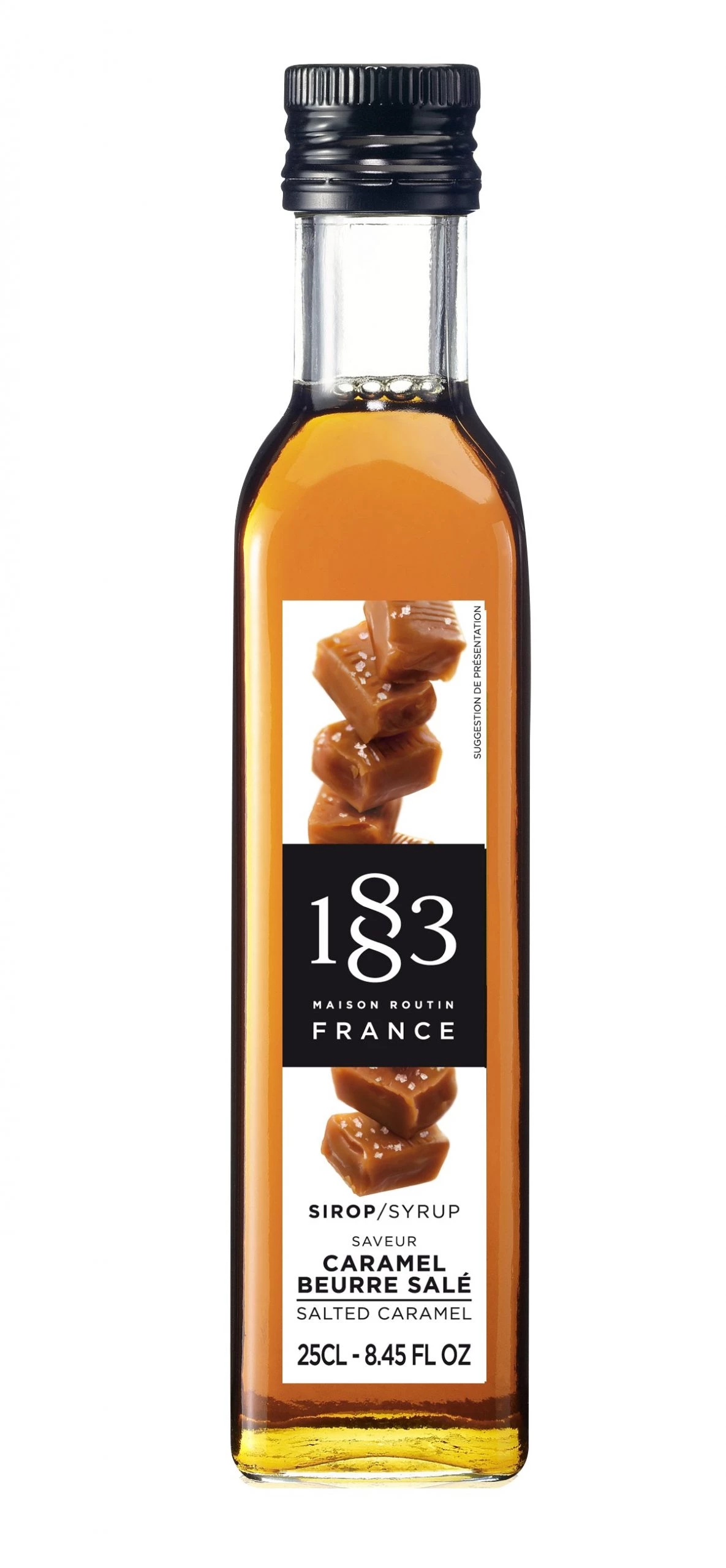 Tea 1883 Salted Caramel Syrup - 250 Ml (Glass Bottle)
