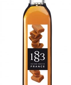 1883 Caramel Syrup - 250 Ml (Glass Bottle)