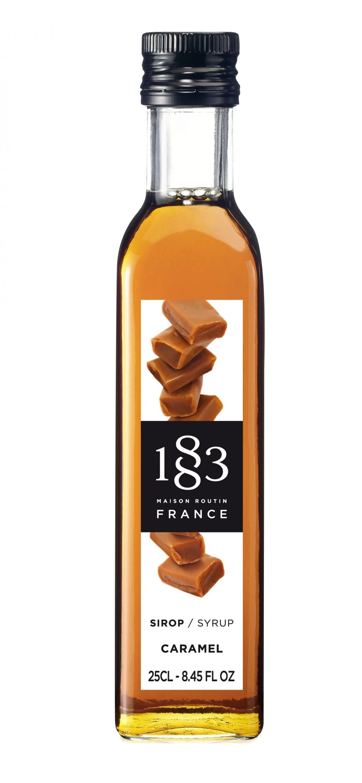 1883 Caramel Syrup - 250 Ml (Glass Bottle)