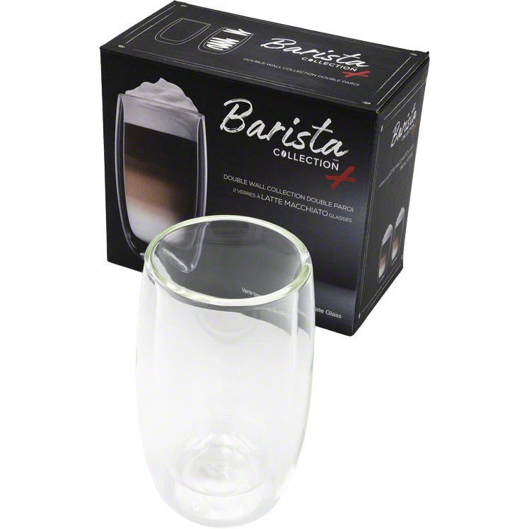 Tea Safdie & Co. Barista Plus Double Wall Latte Macchiato Glasses - Set Of 2 - 380 Ml