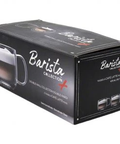 Tea Safdie & Co. Barista Plus Double Wall Latte Mugs - Set Of 2 - 475 Ml