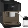 Miele CM6360 Super Automatic Espresso Machine - Obsidian Black/Bronze Pearl Tea