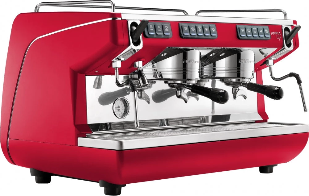 Nuova Simonelli Appia Life - 2 Group - Volumetric - Heart Red
