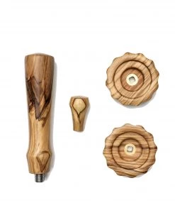 Mussa Wooden Accessory Kit For Rocket Espresso Machines - Olive Wood