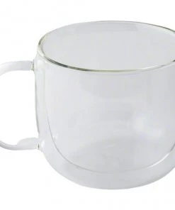 Tea Safdie & Co. Barista Plus Double Wall Latte Mugs - Set Of 2 - 475 Ml