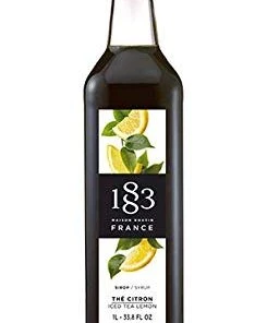 1883 Iced Tea Syrup - 1L - Lemon (Glass Bottle)