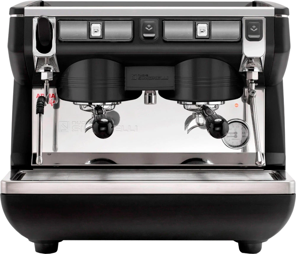 Nuova Simonelli Appia Life - 2 Group Compact - Semi Automatic - Black