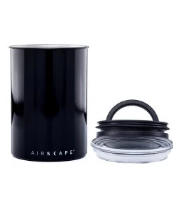 Tea Planetary Designs Airscape 64oz Coffee Bean Canister - Matte Charcoal Black
