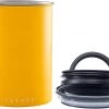 Planetary Designs Airscape 64oz Coffee Bean Canister - Matte Yellow Tea