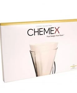 Tea Chemex Un-Folded Half Moon Filters For 1 Pint Models