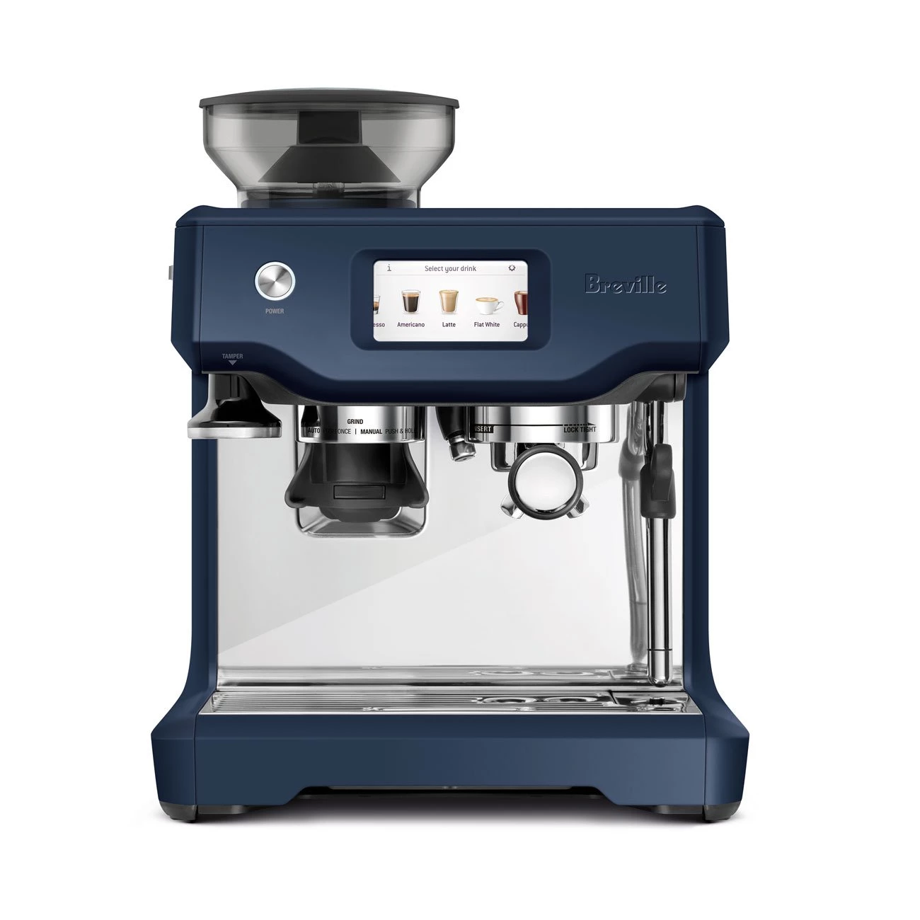 Breville Barista Touch BES880BSS Espresso Machine - Damson Blue Tea