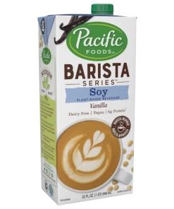 Pacific Barista Series Soy Vanilla Milk 32 Oz Tea