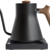 Tea Fellow Stagg EKG Pour-Over Kettle 0.9L - Matte Black + Walnut