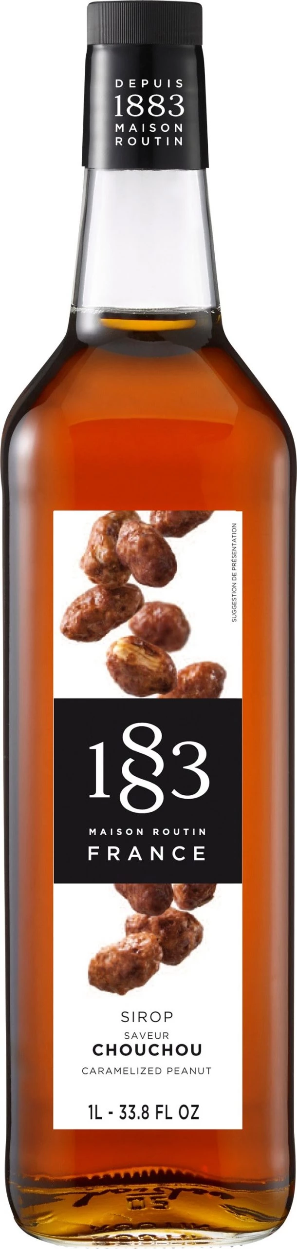 1883 Caramelised Peanut Syrup - 1L (Glass Bottle)