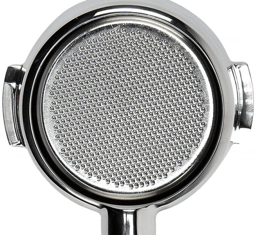 ECM Premium Stainless Steel Olive Wood Portafilter - 58mm - Bottomless Tea