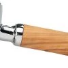 ECM Premium Stainless Steel Olive Wood Portafilter - 58mm - Bottomless Tea