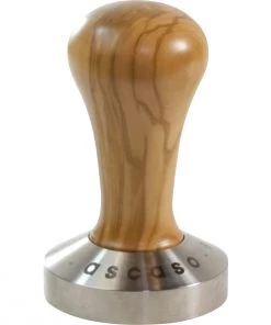 Ascaso 58mm Tamper W/ Olive Wood Handle Tea