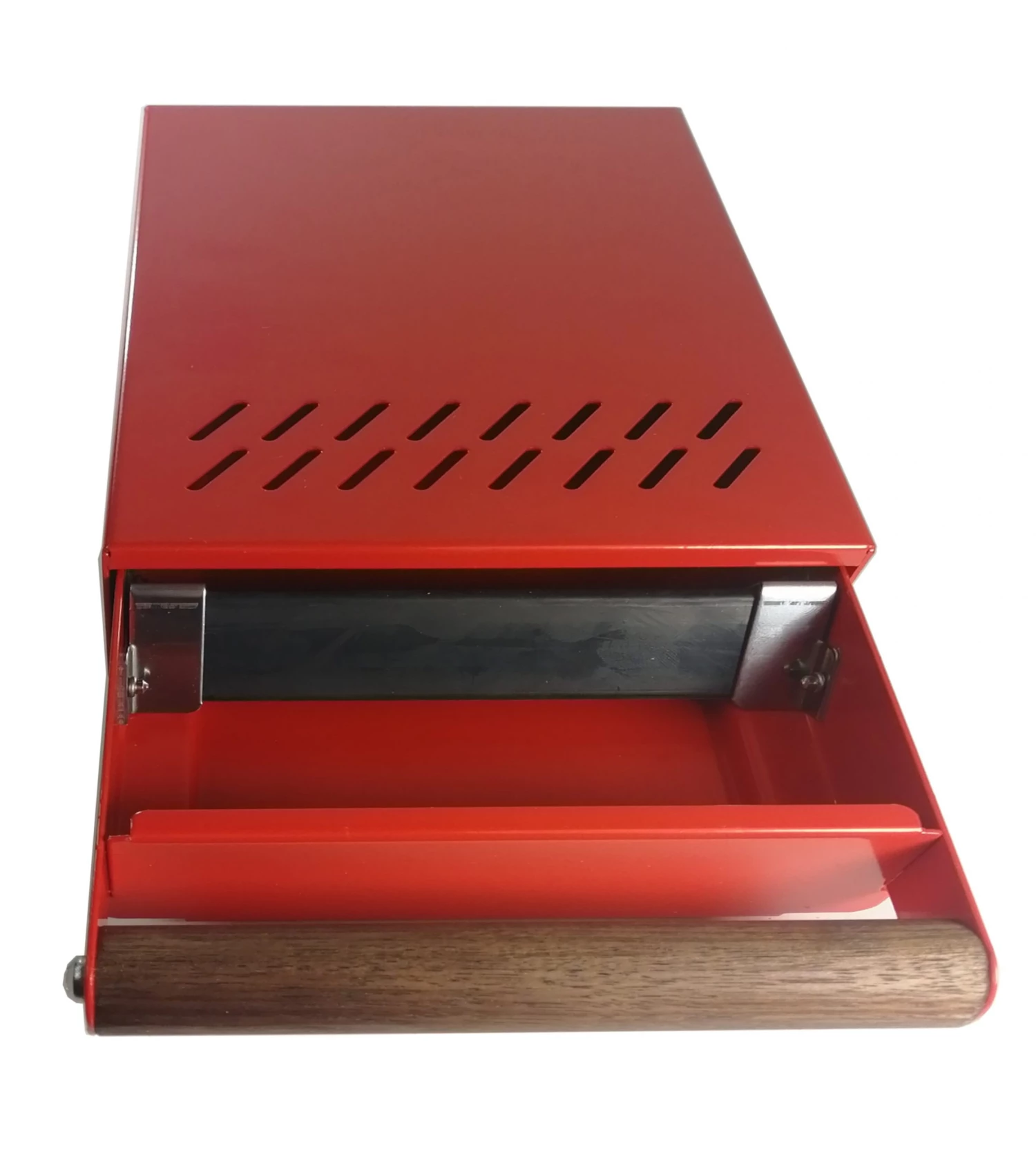 The Coffee Knock Drawer Company - Grounds Cub Pro Knock Box (Drawer) - Powdercoat Red