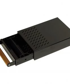 The Coffee Knock Drawer Company - Grounds Control 5 Knock Box (Drawer) - Powdercoat Black Tea