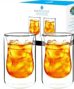 Grosche Double Walled Istanbul Glasses - 2 X 280ml Tea