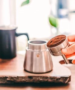 Tea Grosche Milano Stovetop Espresso Maker - Steel Black