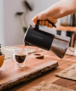 Tea Grosche Milano Stovetop Espresso Maker - Steel Black