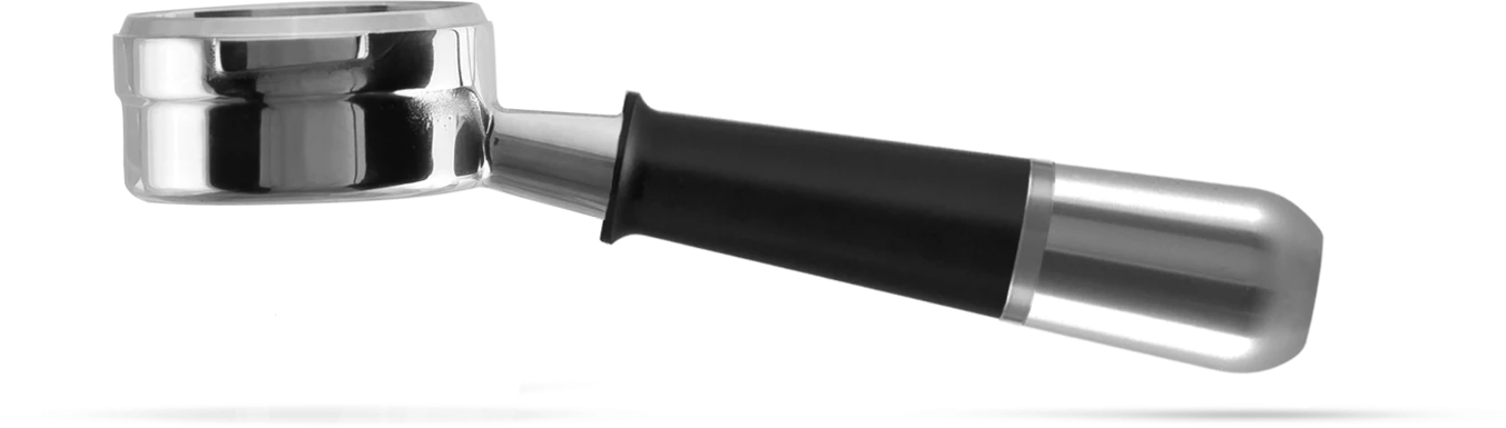 Tea Pesado Bottomless (Naked) Portafilter For Breville (54 Mm) - Black/Silver