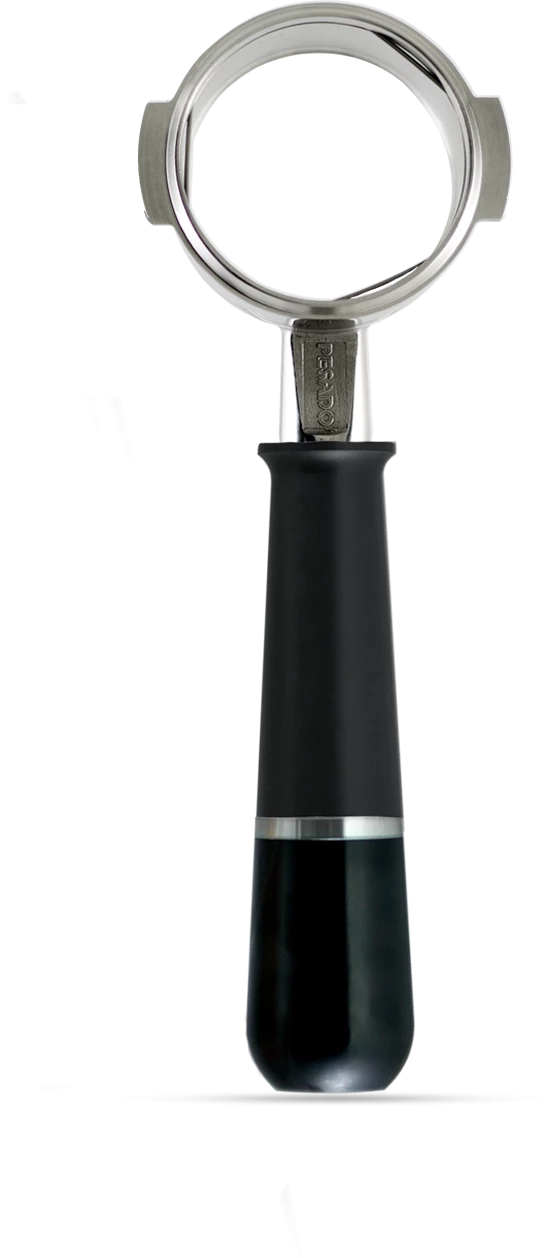 Tea Pesado Bottomless (Naked) Portafilter For La Marzocco And E61 Group - Black/Black