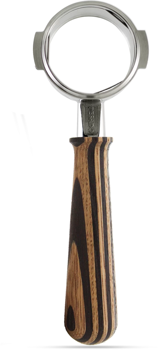 Tea Pesado Bottomless (Naked) Portafilter For La Marzocco And E61 Group - Raya Wood