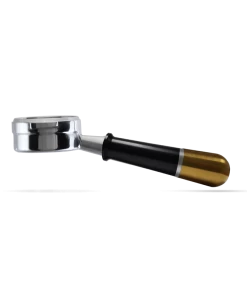 Pesado Bottomless (Naked) Portafilter For La Marzocco And E61 Group - Black/Gold Tea