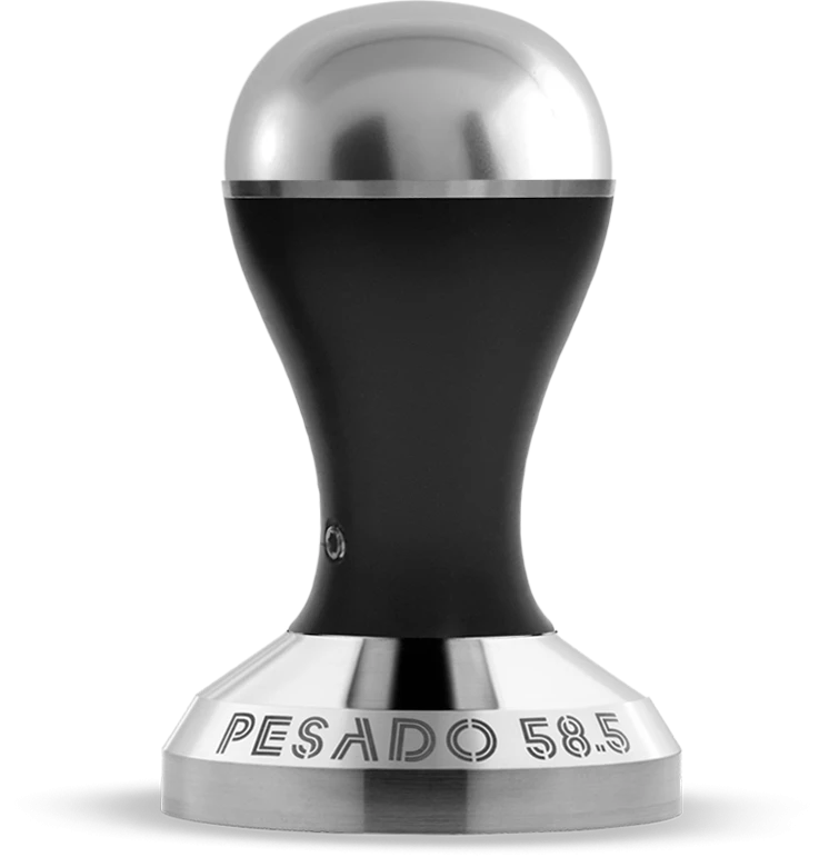 Pesado 58.5mm Tamper - Black/Silver