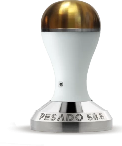 Pesado 58.5mm Tamper - White/Gold