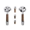 Wiedemann Wooden Accessory Kit - Elegant Walnut - For ECM Espresso Machines With Steam Valve Handle V2