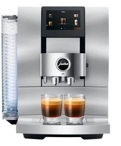 Tea Jura Z10 Super Automatic Espresso Machine - Aluminum White