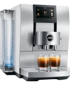 Tea Jura Z10 Super Automatic Espresso Machine - Aluminum White