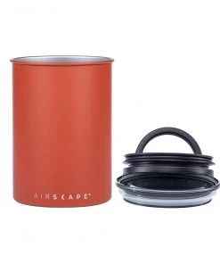 Planetary Designs Airscape 64oz Coffee Bean Canister - Matte Burnt Orange