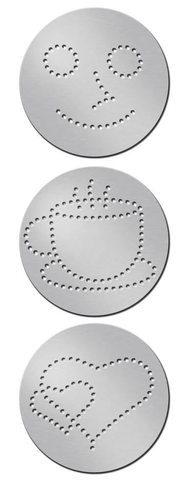 Ascaso Chocolate Shaker With Stencils