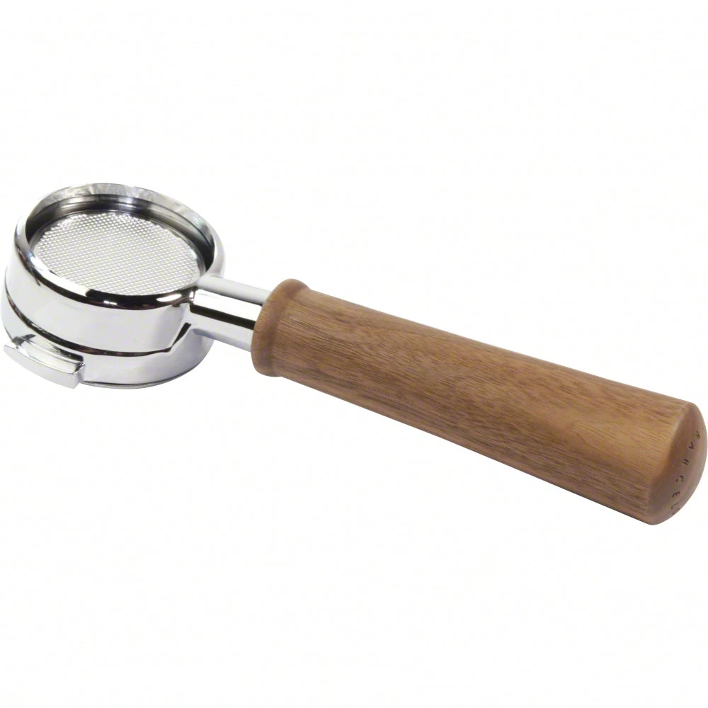 Bottomless (Naked) Portafilter For Ascaso - 58mm W/ Walnut Handle Tea