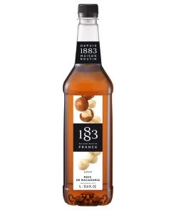 1883 Macadamia Nut Syrup - 1l (Glass Bottle)