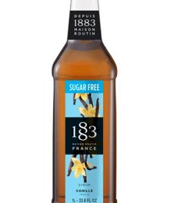 1883 Vanilla Syrup - 1L - Sugar Free (PET Bottle)