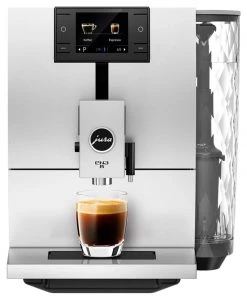 Tea Jura Ena 8 Super Automatic Espresso Machine - Nordic White