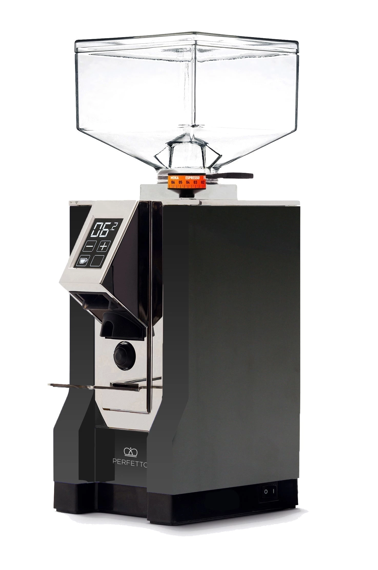 Eureka Mignon Perfetto Burr Grinder - Matte Black Tea