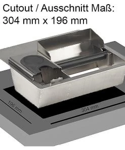 JoeFrex Countertop Knock Box Combi W/ Tamping Station Tea