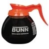Bunn Glass Coffee Decanter - 1.9L - Case Of 3 - Orange Commercial