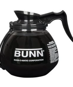 Bunn Glass Coffee Decanter W/RFID - 1.9L - Case Of 3 - Black
