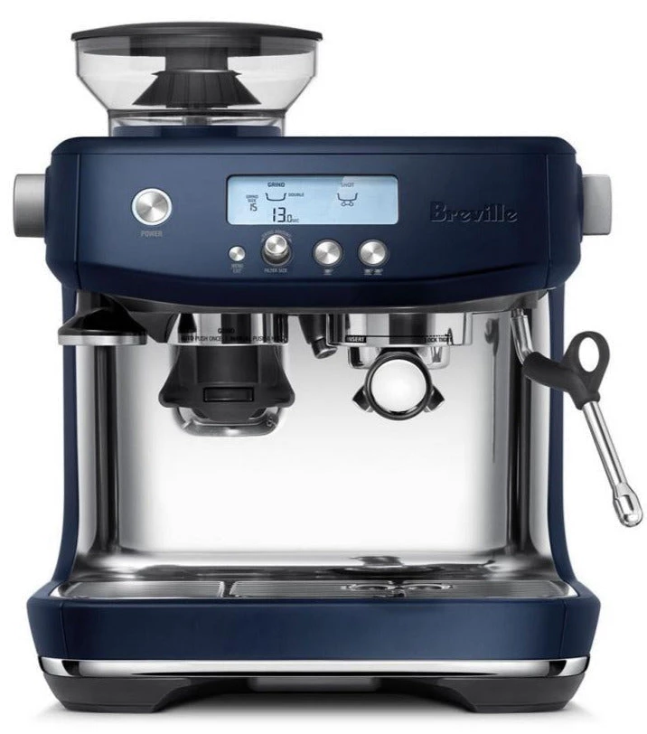 Breville The Barista Pro BES878 Espresso Machine - Damson Blue Tea